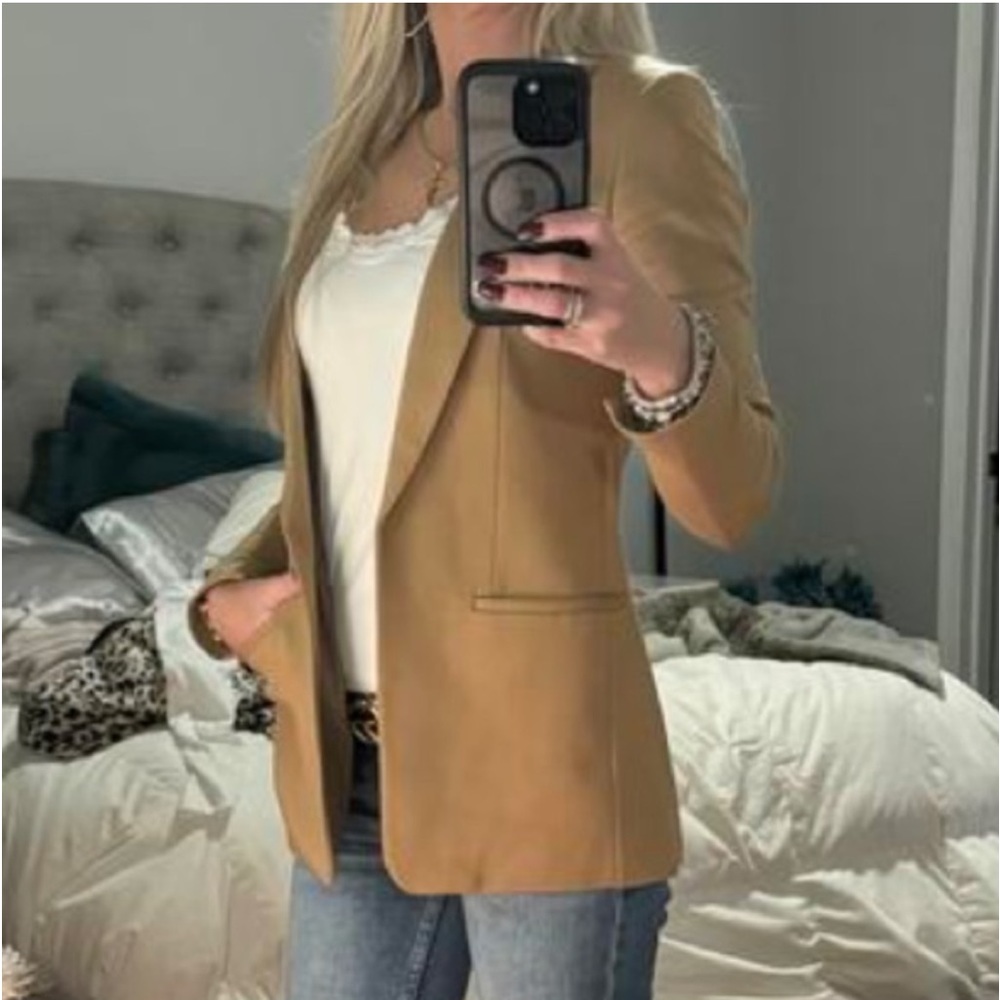 NWT✨EXPRESS Columnist Open Front Blazer XS